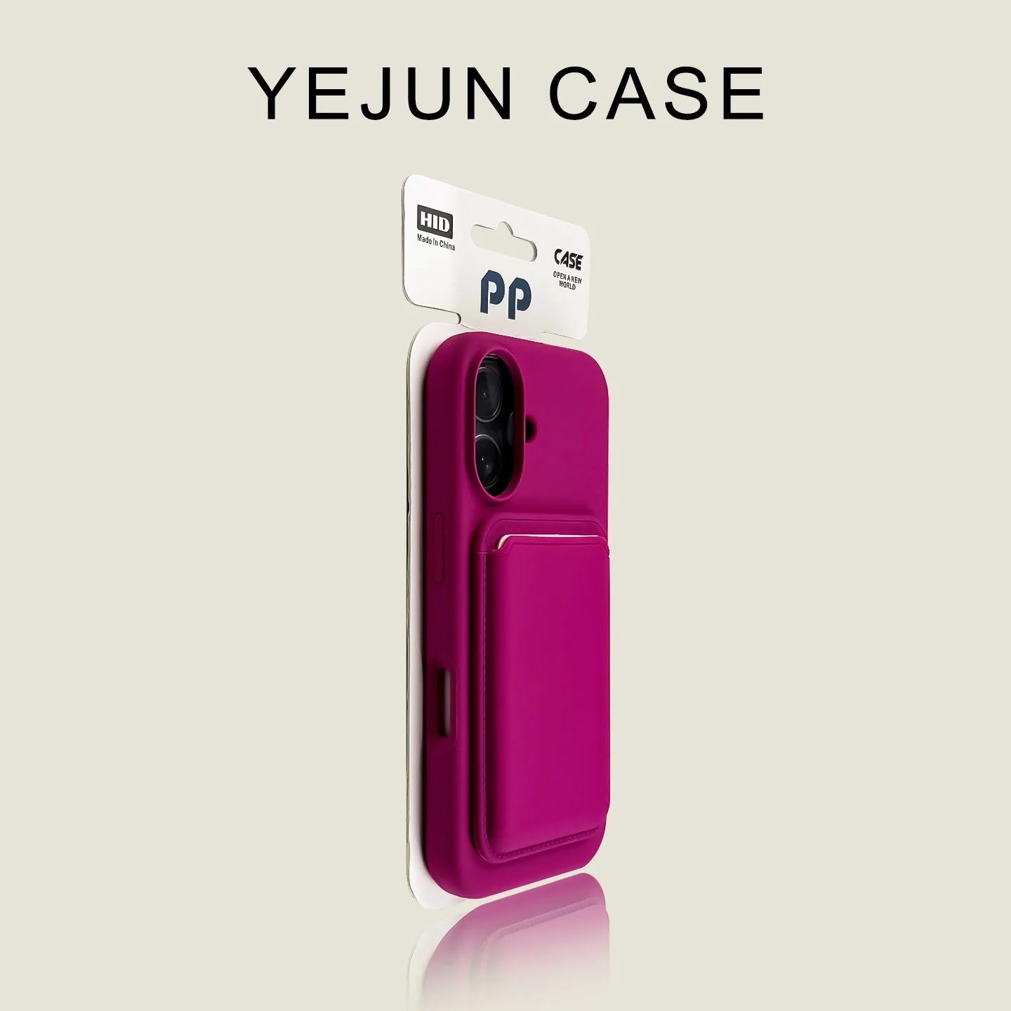 Coque Silicone Wallet Magsafe